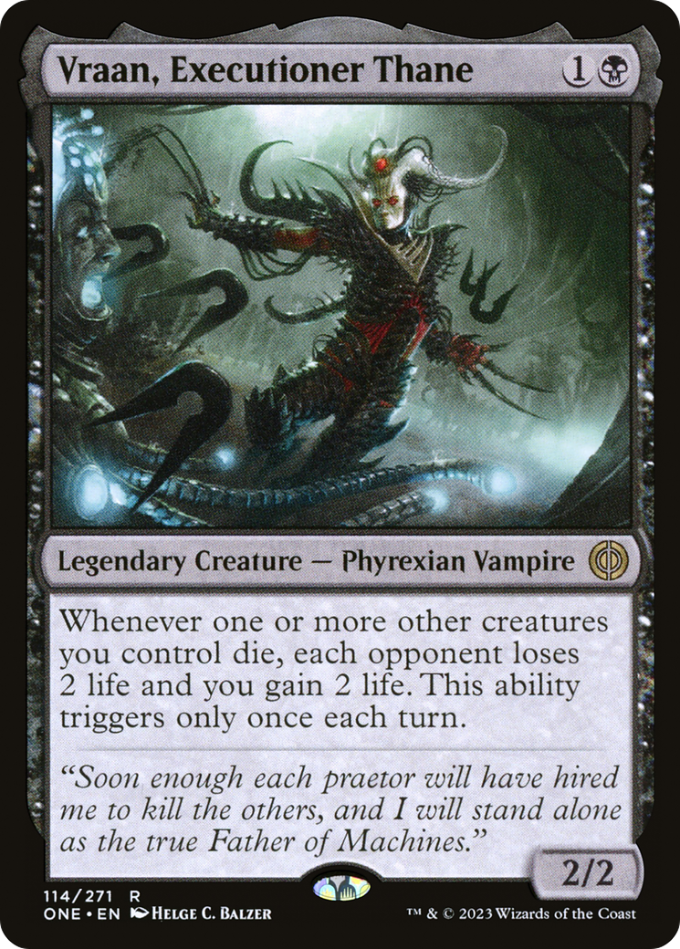 Vraan, Executioner Thane [Phyrexia: All Will Be One] | Tables and Towers