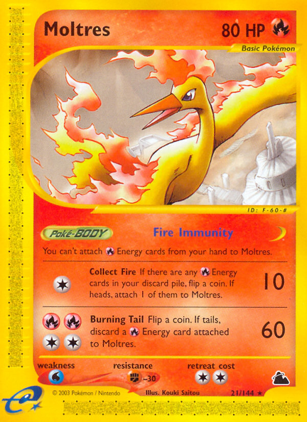 Moltres (21/144) [Skyridge] | Tables and Towers