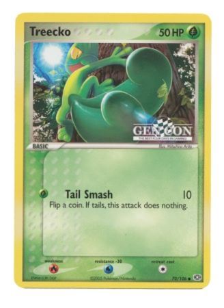 Treecko (70/106) (Gen Con The Best Four Days in Gaming Promo) [EX: Emerald] | Tables and Towers