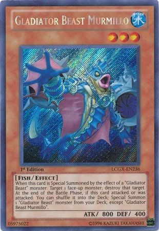 Gladiator Beast Murmillo [LCGX-EN236] Secret Rare | Tables and Towers