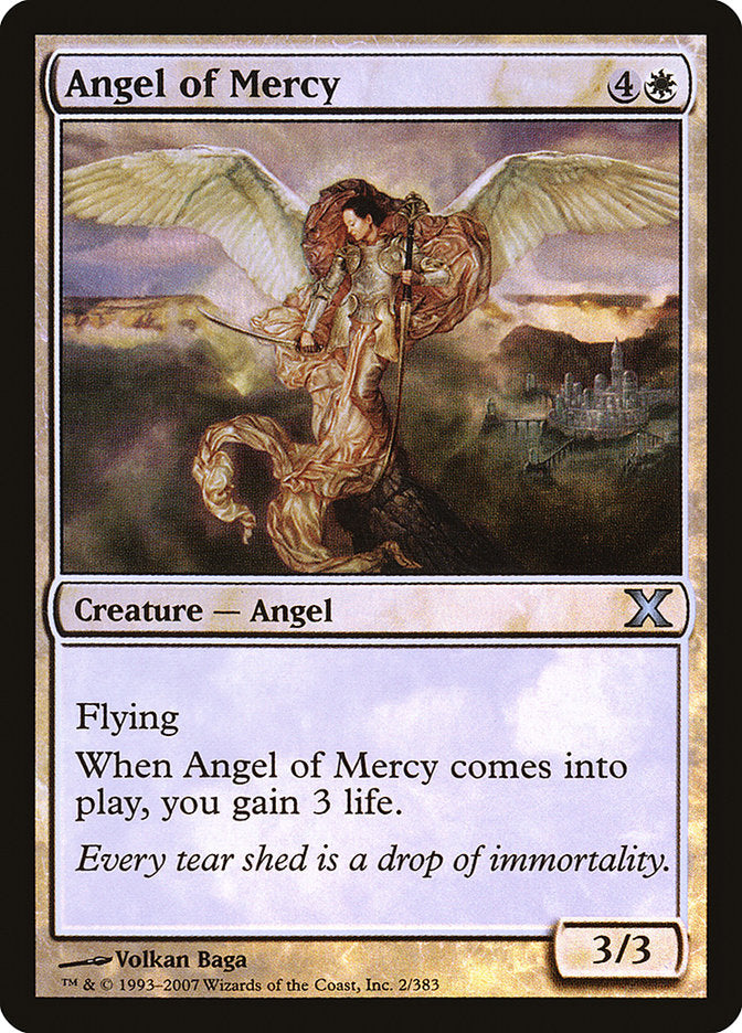 Angel of Mercy (Premium Foil) [Tenth Edition] | Tables and Towers