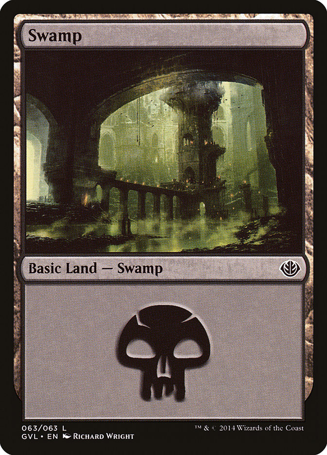 Swamp (63) (Garruk vs. Liliana) [Duel Decks Anthology] | Tables and Towers