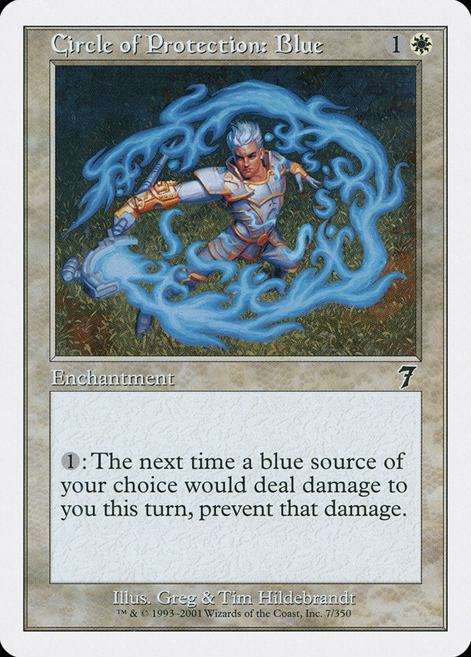 Circle of Protection: Blue [Seventh Edition] | Tables and Towers