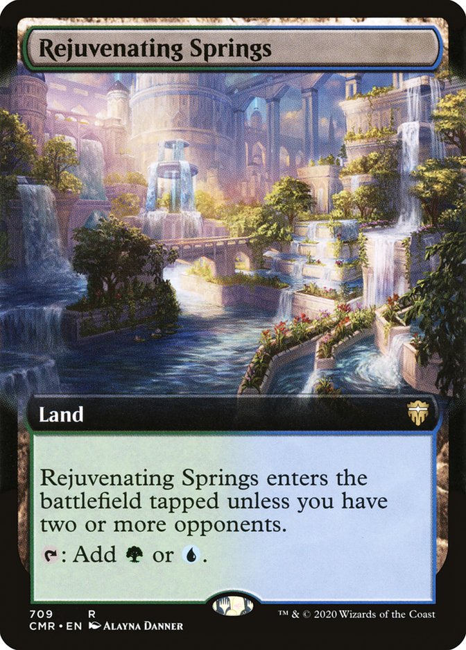 Rejuvenating Springs (Extended Art) [Commander Legends] | Tables and Towers