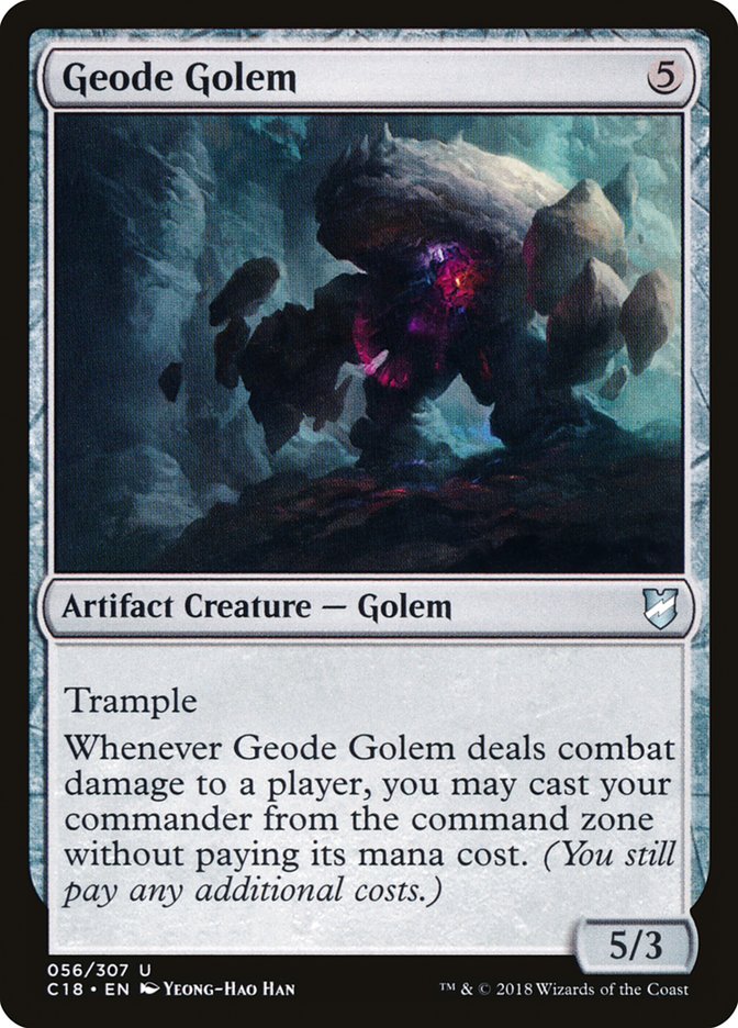 Geode Golem [Commander 2018] | Tables and Towers