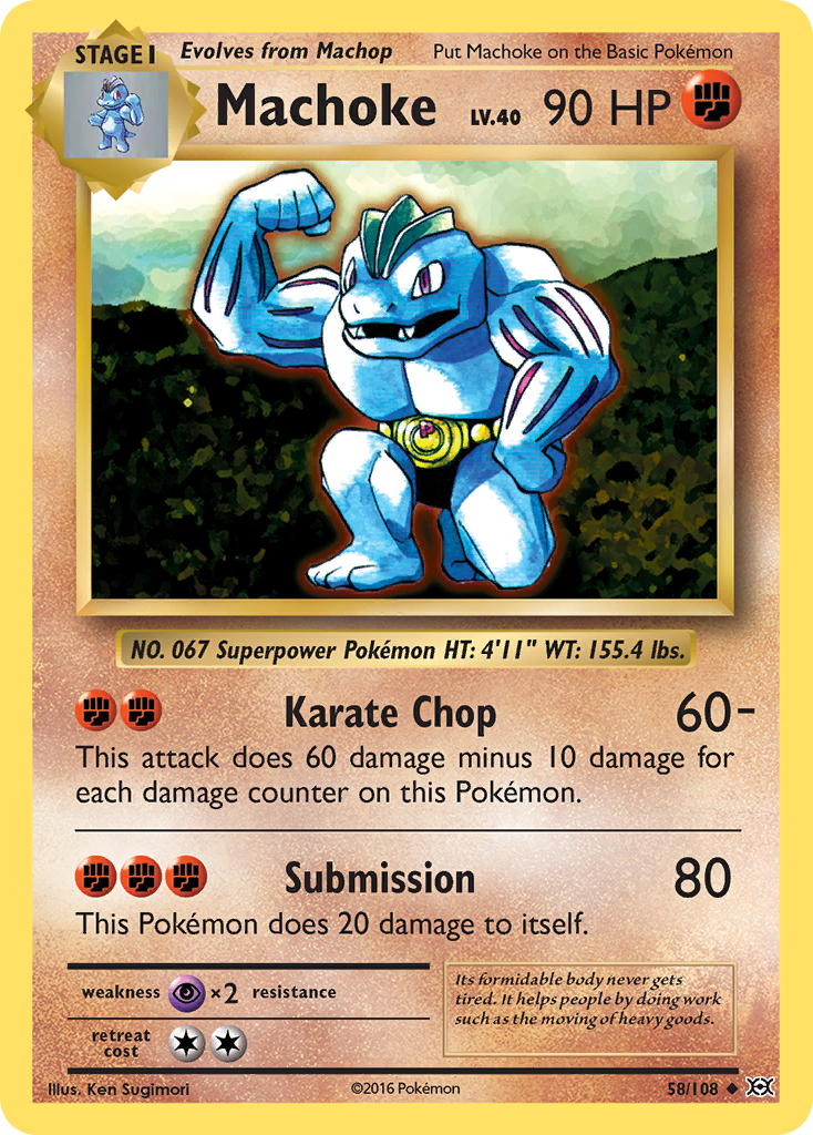 Machoke (58/108) [XY: Evolutions] | Tables and Towers