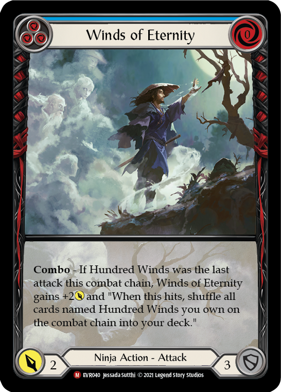 Winds of Eternity [EVR040] (Everfest)  1st Edition Extended Art Rainbow Foil | Tables and Towers