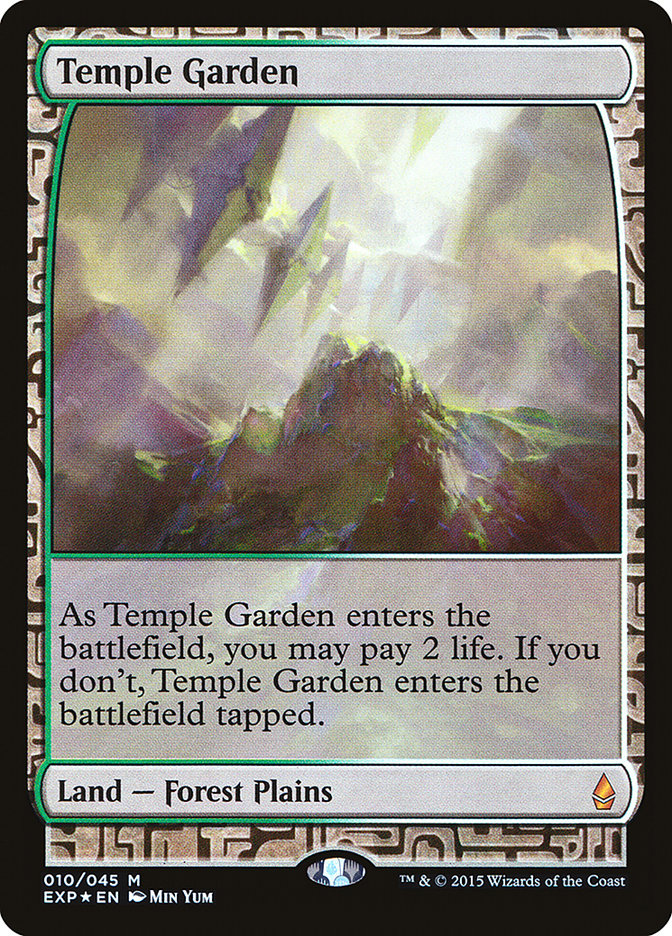 Temple Garden [Zendikar Expeditions] | Tables and Towers