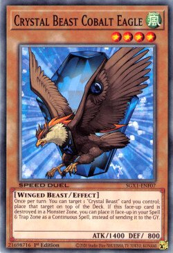 Crystal Beast Cobalt Eagle [SGX1-ENF07] Common | Tables and Towers