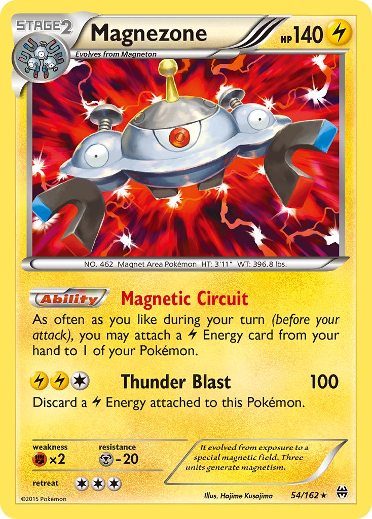 Magnezone (54/162) (Theme Deck Exclusive) [XY: BREAKthrough] | Tables and Towers