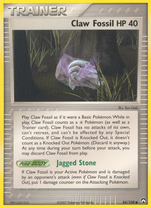 Claw Fossil (84/108) [EX: Power Keepers] | Tables and Towers