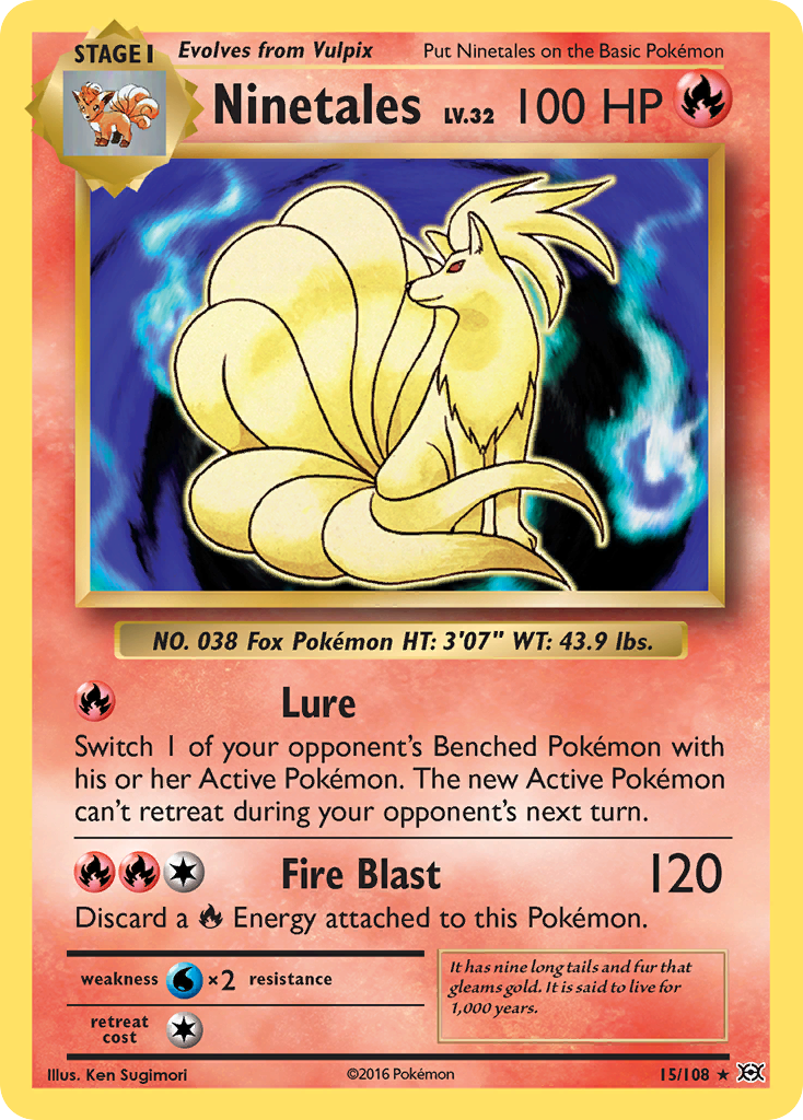 Ninetales (15/108) [XY: Evolutions] | Tables and Towers