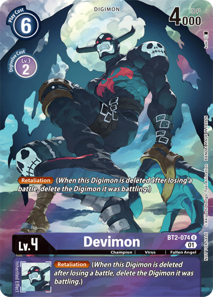 Devimon [BT2-074] (Alternate Art) [Release Special Booster Ver.1.0] | Tables and Towers