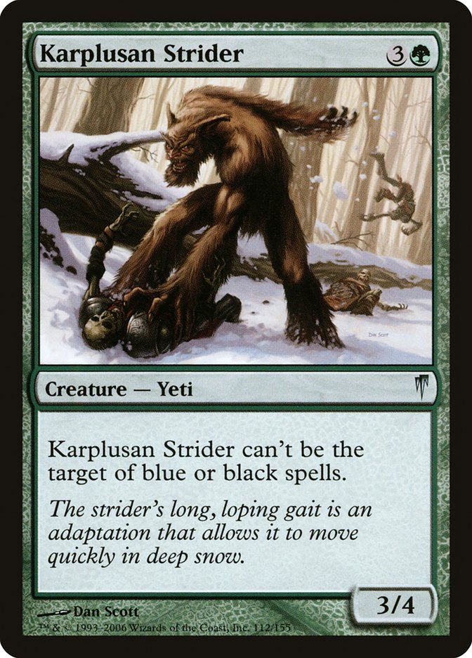 Karplusan Strider [Coldsnap] | Tables and Towers