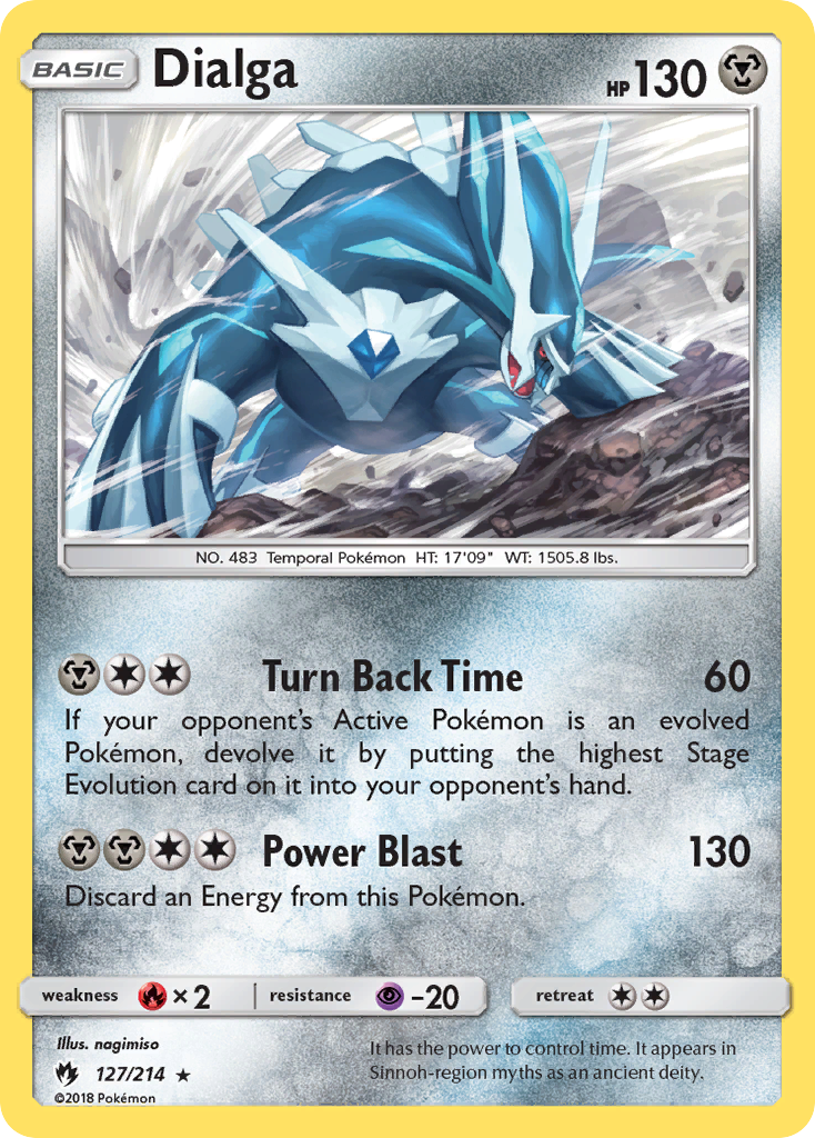 Dialga (127/214) [Sun & Moon: Lost Thunder] | Tables and Towers