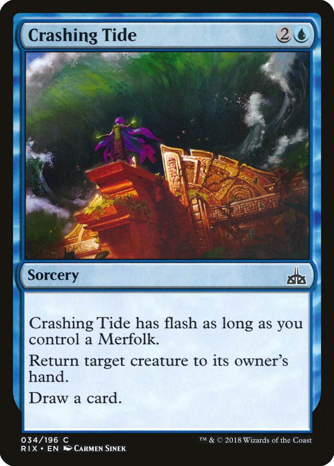 Crashing Tide [Rivals of Ixalan] | Tables and Towers