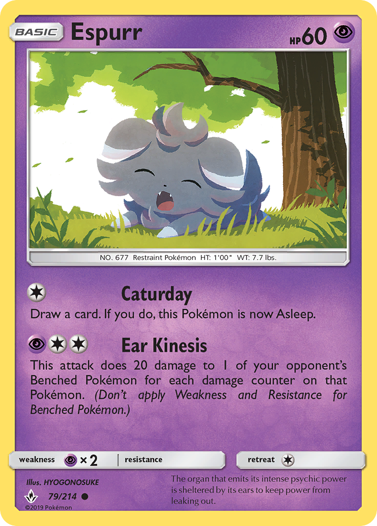 Espurr (79/214) [Sun & Moon: Unbroken Bonds] | Tables and Towers