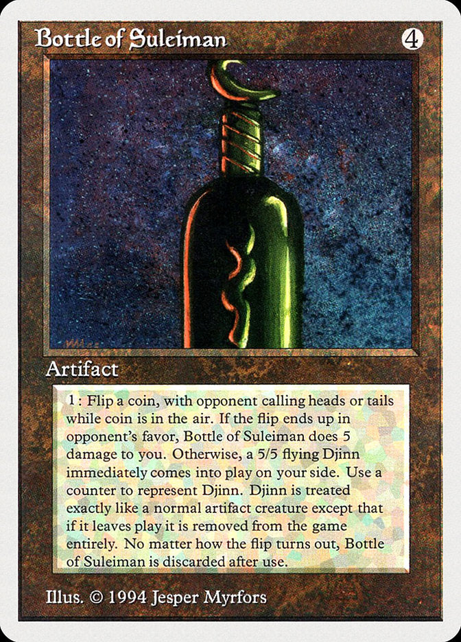 Bottle of Suleiman [Summer Magic / Edgar] | Tables and Towers