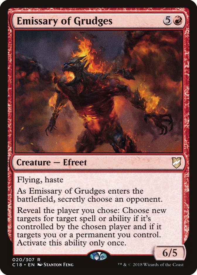 Emissary of Grudges [Commander 2018] | Tables and Towers