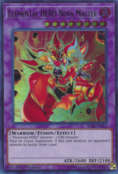 Elemental Hero Nova Master [BLLR-EN056] Ultra Rare | Tables and Towers