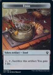 Food // Saproling Double-Sided Token [Commander 2021 Tokens] | Tables and Towers