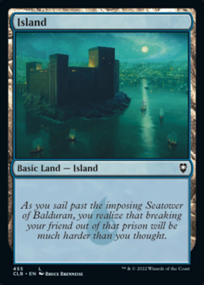 Island (455) [Commander Legends: Battle for Baldur's Gate] | Tables and Towers
