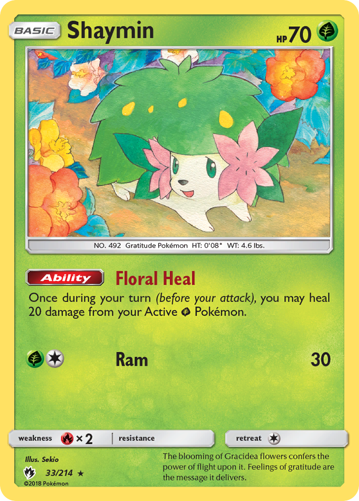 Shaymin (33/214) [Sun & Moon: Lost Thunder] | Tables and Towers