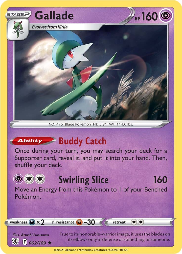 Gallade (062/189) [Sword & Shield: Astral Radiance] | Tables and Towers