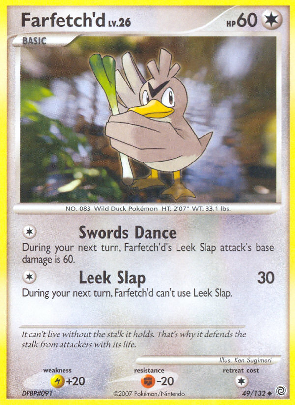 Farfetch'd (49/132) [Diamond & Pearl: Secret Wonders] | Tables and Towers