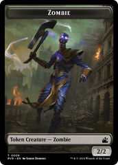 Bird // Zombie Double-Sided Token [Ravnica Remastered Tokens] | Tables and Towers