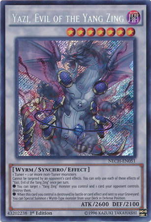 Yazi, Evil of the Yang Zing [NECH-EN051] Secret Rare | Tables and Towers