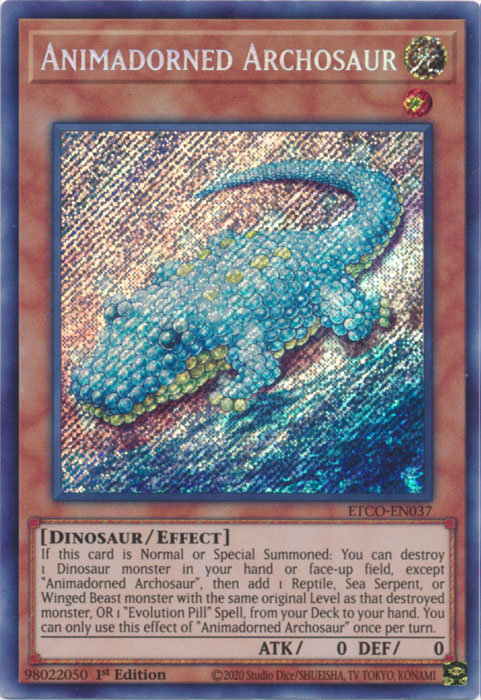 Animadorned Archosaur [ETCO-EN037] Secret Rare | Tables and Towers