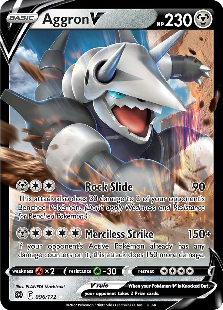 Aggron V (096/172) [Sword & Shield: Brilliant Stars] | Tables and Towers