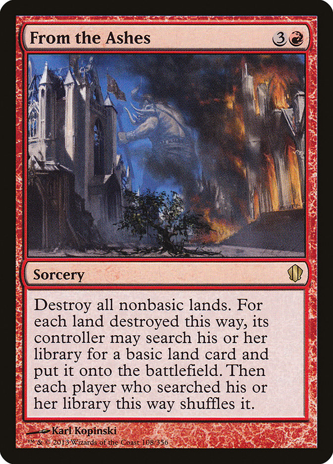 From the Ashes [Commander 2013] | Tables and Towers