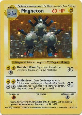 Magneton (9/102) [Base Set Shadowless Unlimited] | Tables and Towers