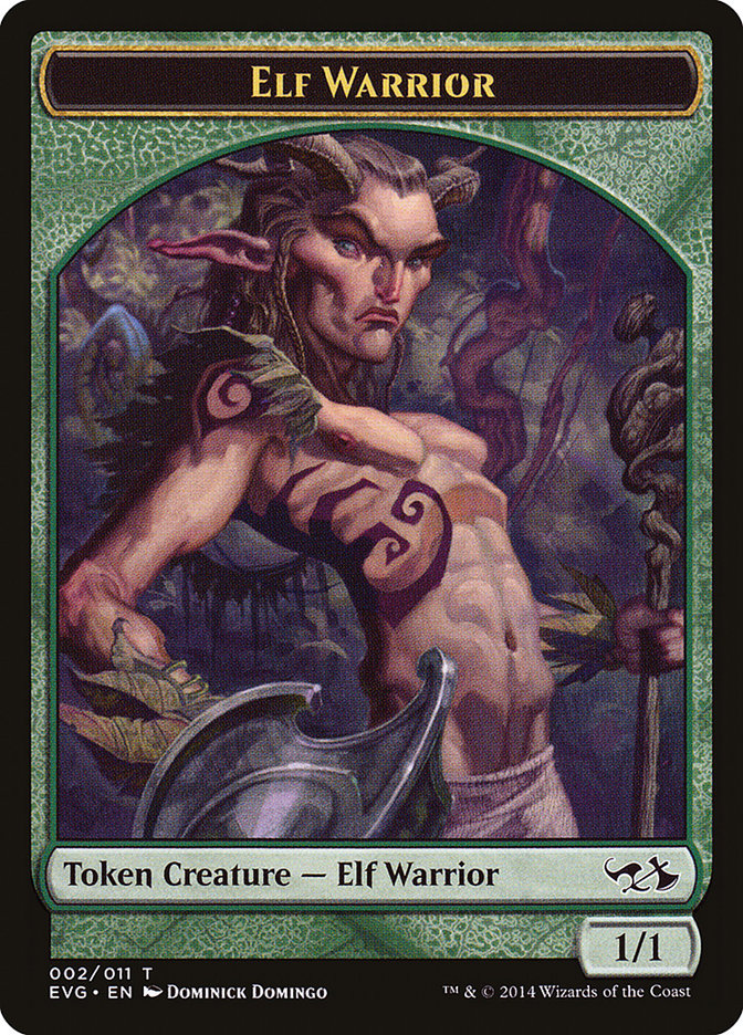 Elf Warrior Token (Elves vs. Goblins) [Duel Decks Anthology Tokens] | Tables and Towers