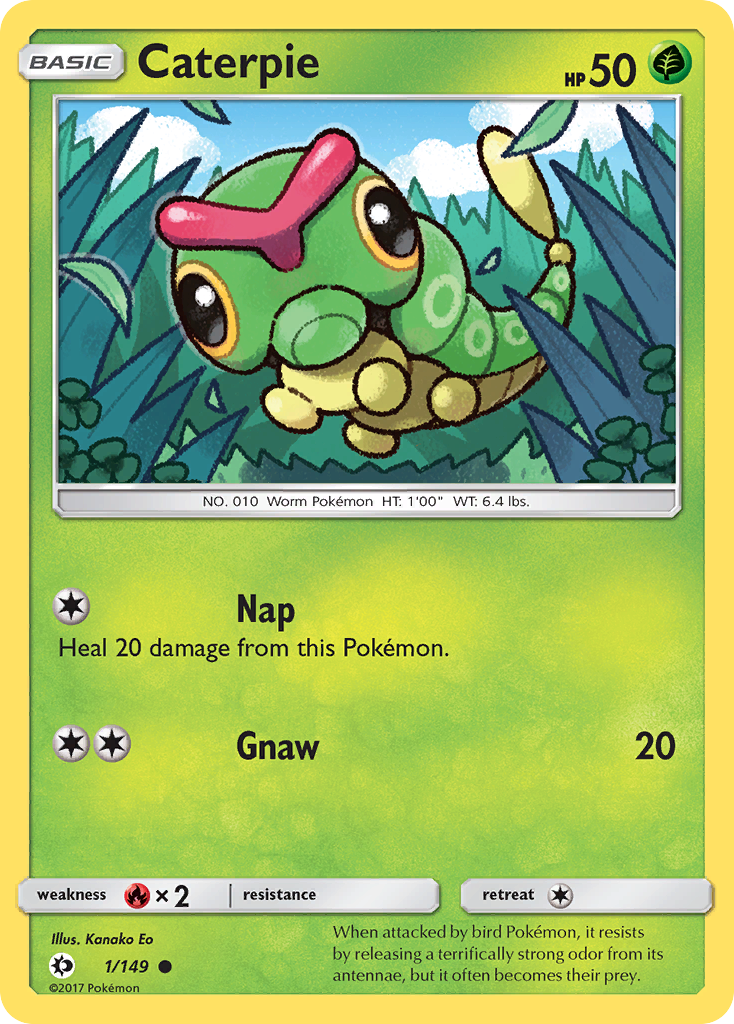 Caterpie (1/149) [Sun & Moon: Base Set] | Tables and Towers