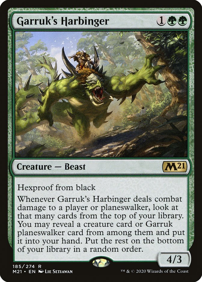 Garruk's Harbinger [Core Set 2021] | Tables and Towers