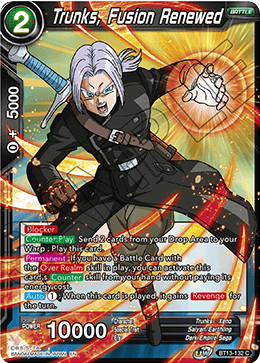 Trunks, Fusion Renewed (Common) (BT13-132) [Supreme Rivalry] | Tables and Towers