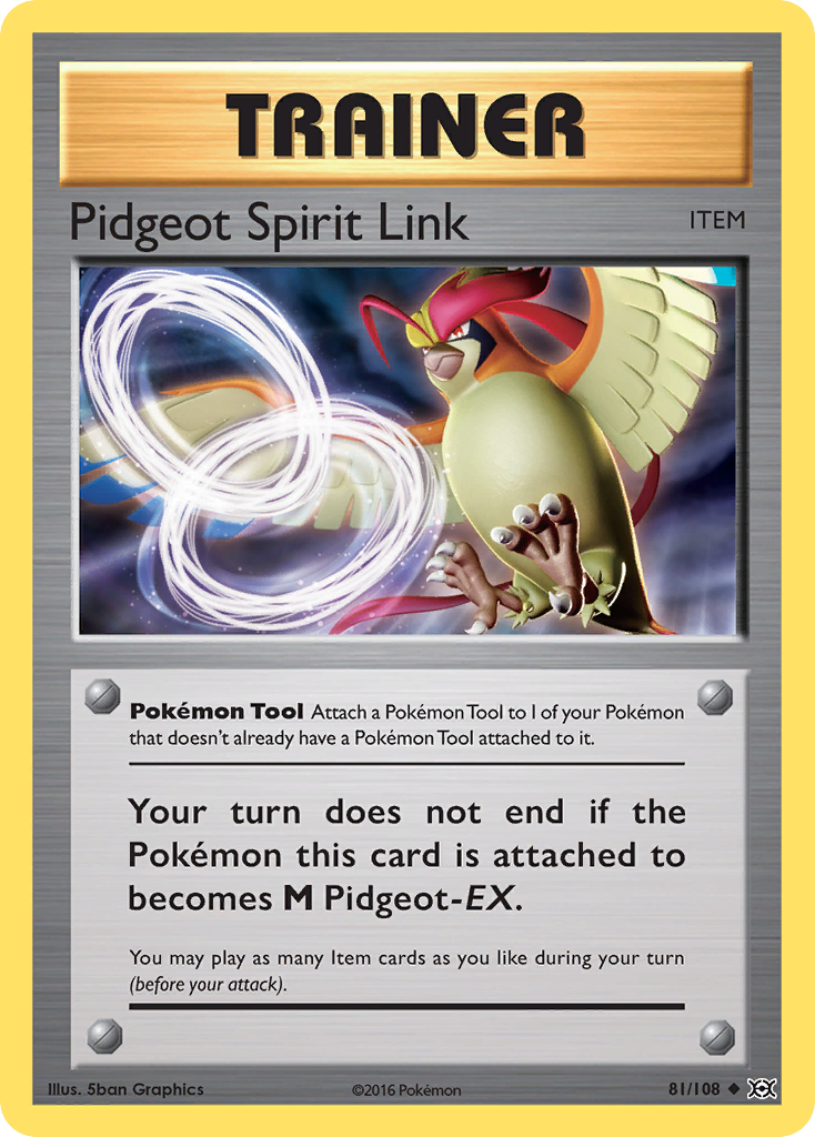 Pidgeot Spirit Link (81/108) [XY: Evolutions] | Tables and Towers