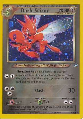 Dark Scizor (9/105) [Neo Destiny Unlimited] | Tables and Towers