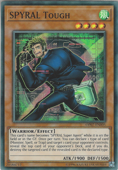 SPYRAL Tough [OP07-EN005] Super Rare | Tables and Towers