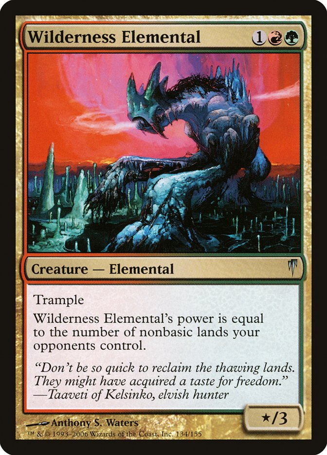 Wilderness Elemental [Coldsnap] | Tables and Towers