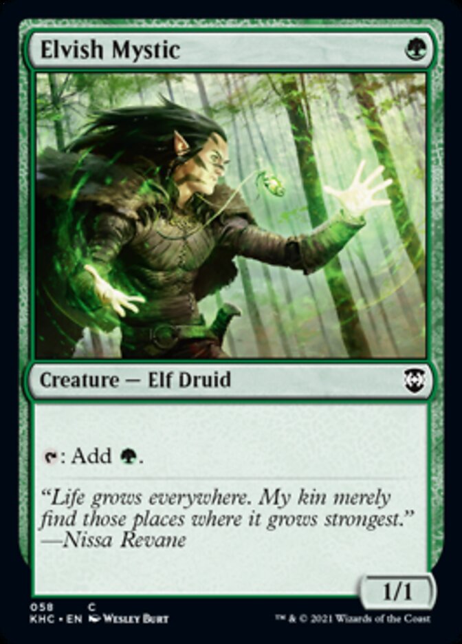 Elvish Mystic [Kaldheim Commander] | Tables and Towers