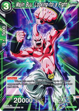 Majin Buu, Looking for a Fight (BT11-082) [Vermilion Bloodline 2nd Edition] | Tables and Towers