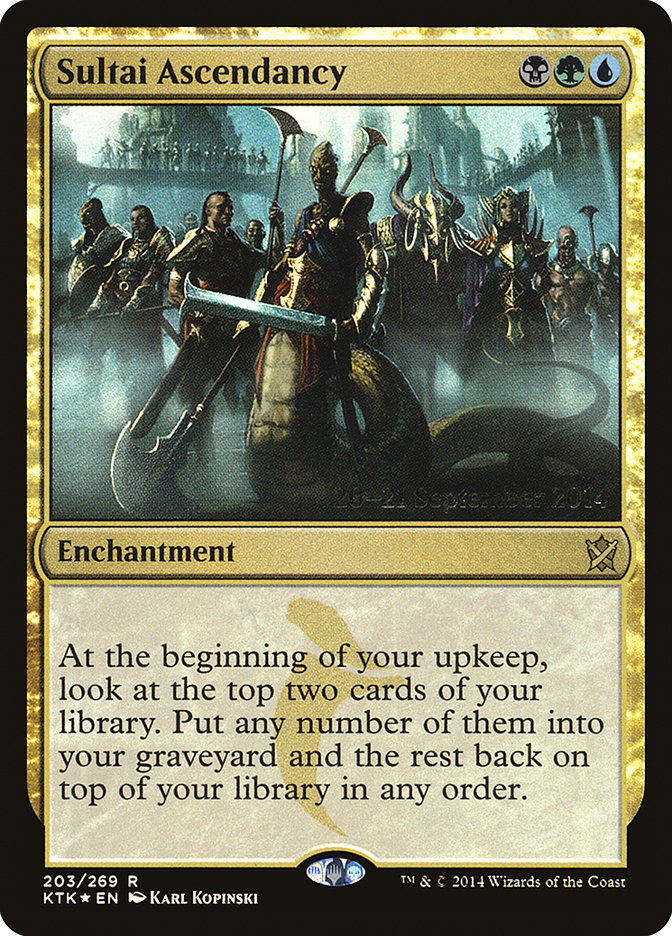 Sultai Ascendancy [Khans of Tarkir Prerelease Promos] | Tables and Towers