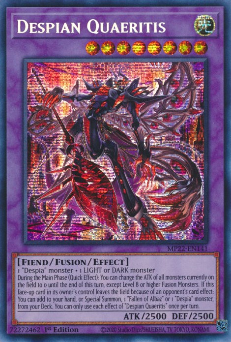 Despian Quaeritis [MP22-EN141] Prismatic Secret Rare | Tables and Towers