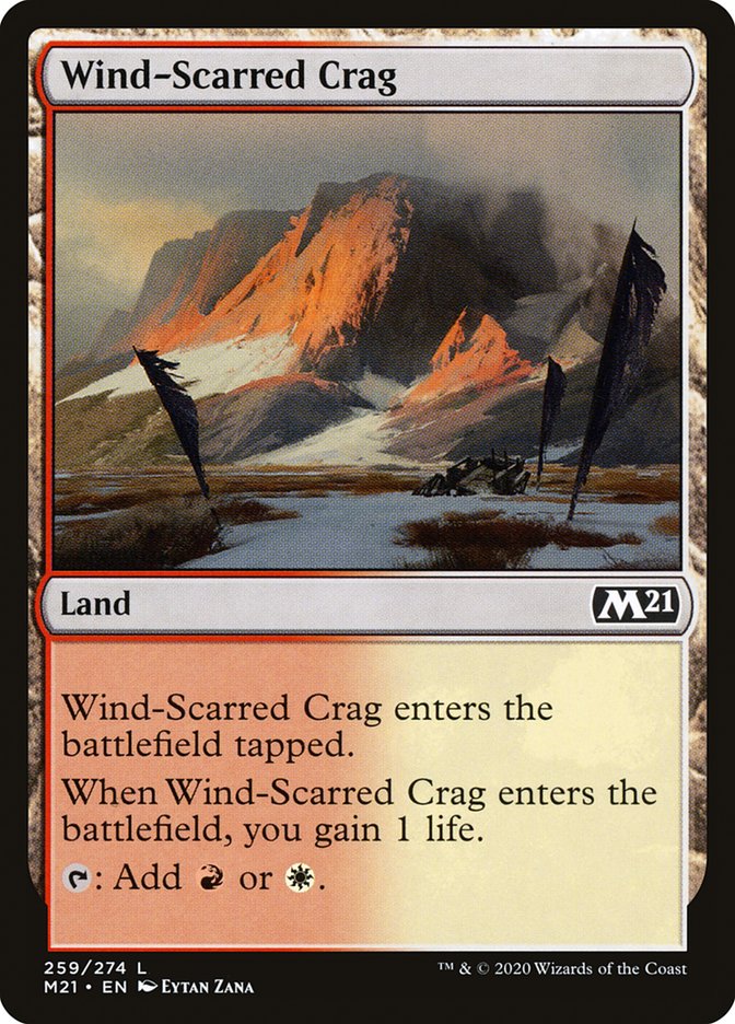 Wind-Scarred Crag [Core Set 2021] | Tables and Towers