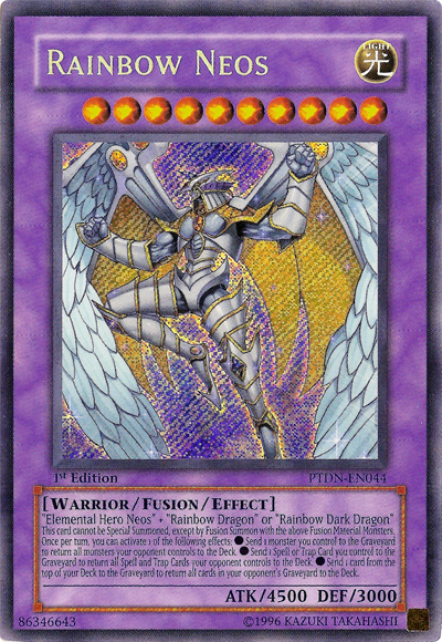 Rainbow Neos [PTDN-EN044] Secret Rare | Tables and Towers