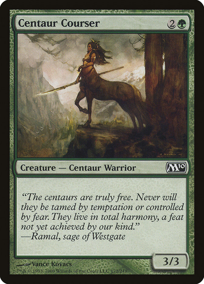 Centaur Courser [Magic 2010] | Tables and Towers